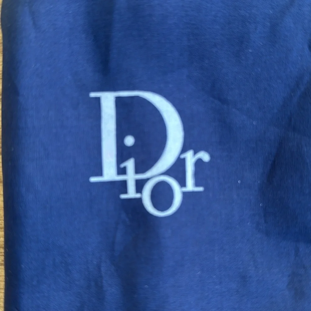 Dior Midnight Blue Handkerchief Scarf Pocket Square
